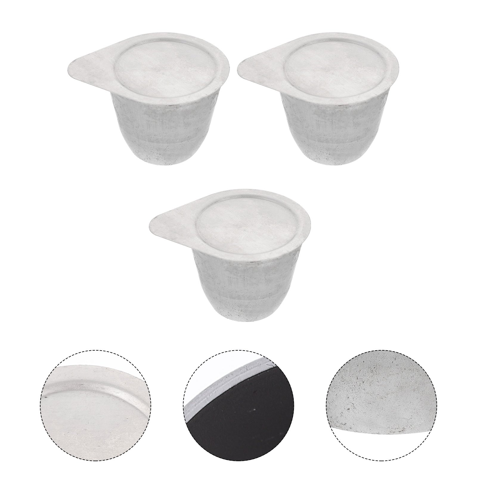 Industrial Tools - 5Pcs Nickel Crucible with Lid Excellent