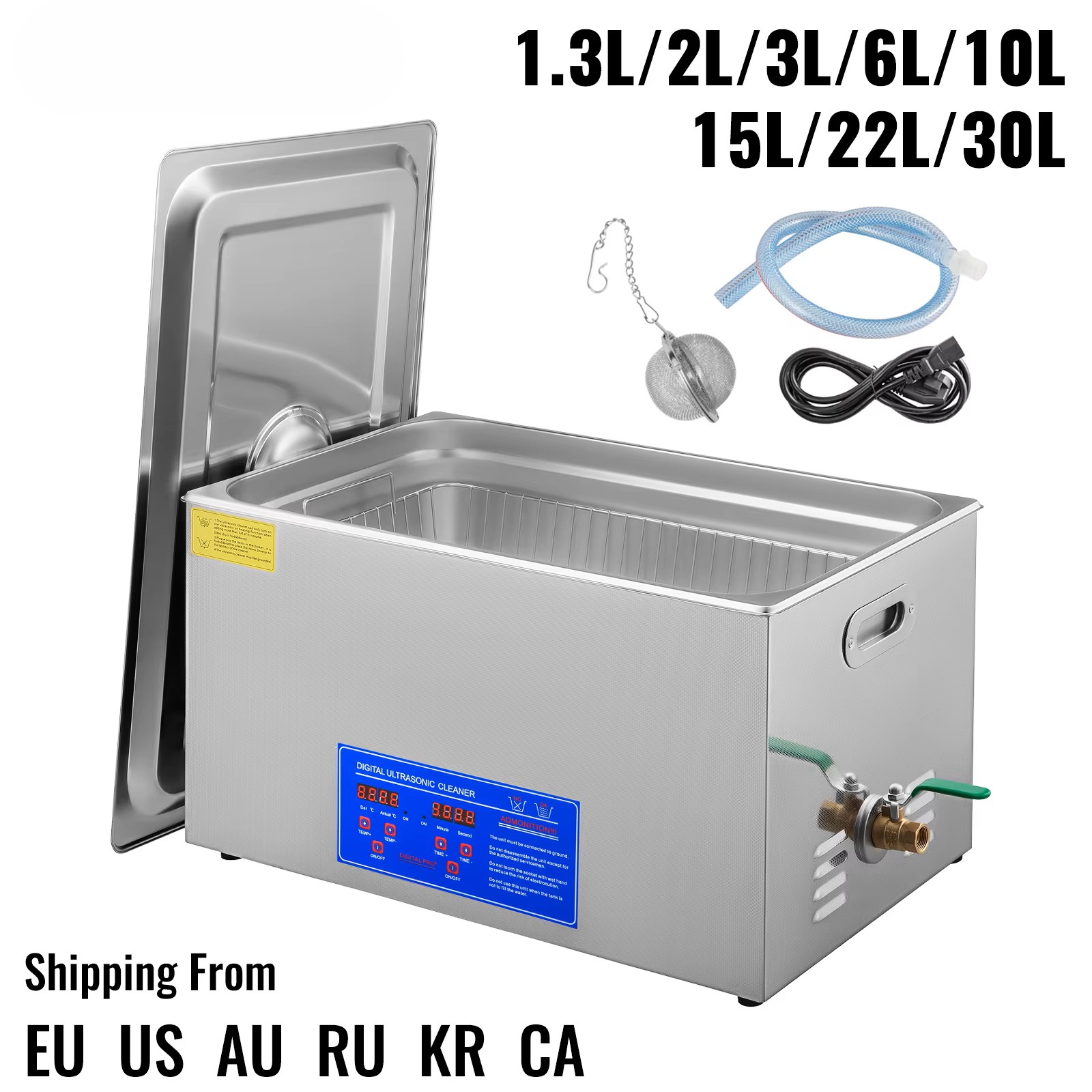 Ultrasonic Cleaner 30L Industrial - SucceBuy 1.3L 2L 3L 6L 10L