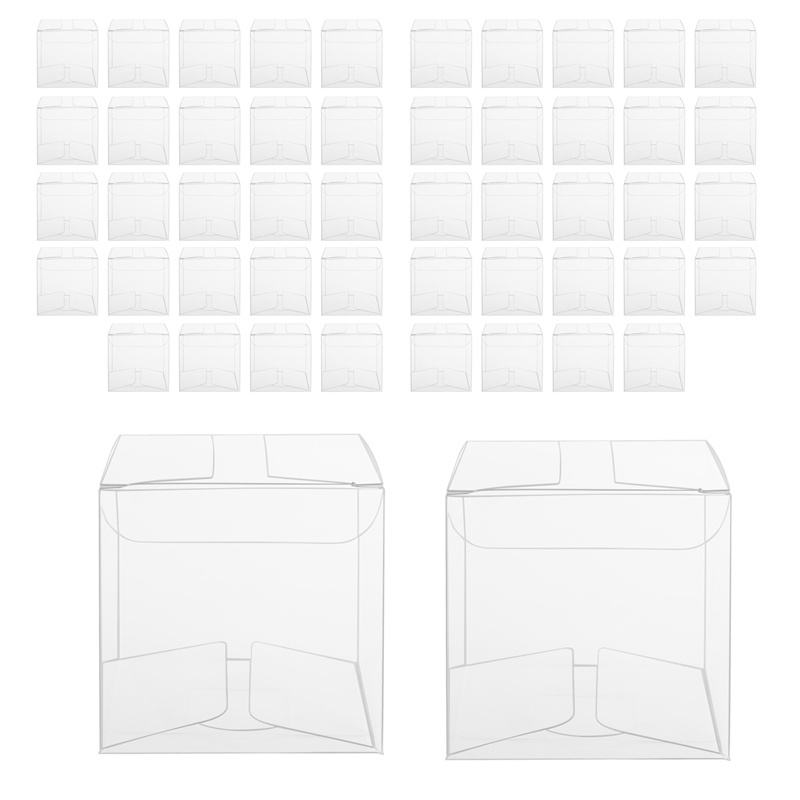 50Pcs Clear Plastic Boxes for  - Packaging review and price