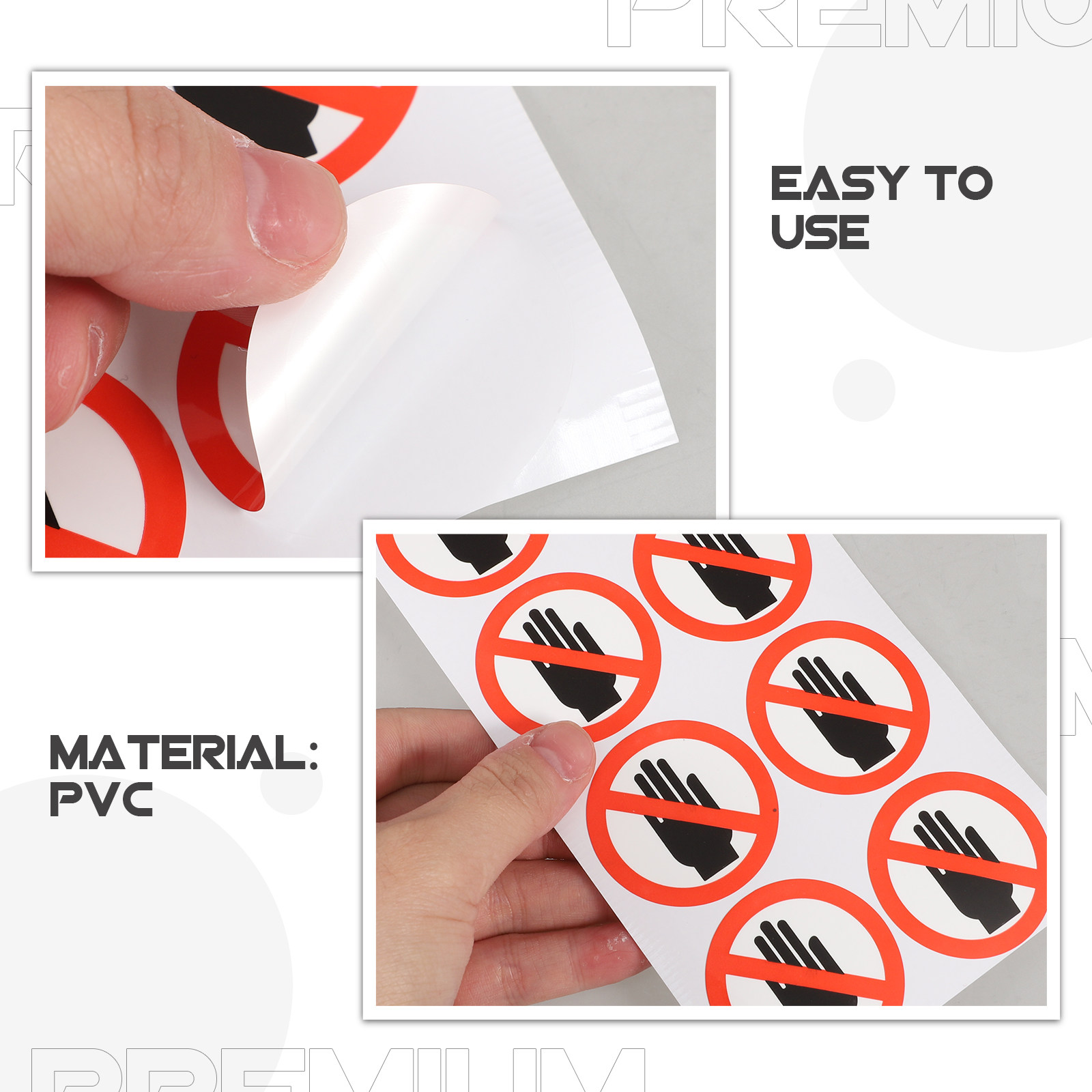 1Sheet Do Not Touch Warning De - Lab Equipment review and price