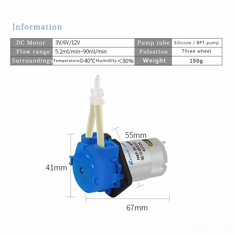 DC 12V 24V Dosing Pump Perista - Mini Peristaltic Pump 12V review and price